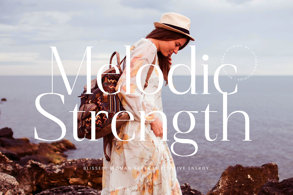 Magnetic Azuhster Minimalist Serif, a Serif Font by Letterena Studios (Photo 8 of 15)