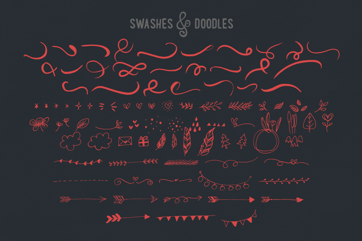 Nafasyah - Brushed Font Duo, a Script Font by endita (Photo 6 of 12)