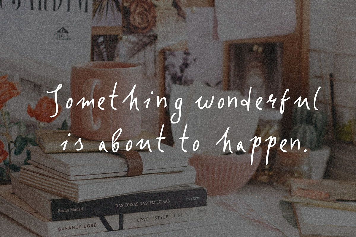 Tea & Secrets. Whimsical Script Font, a Handwritten Font by PaperJamLab (Photo 3 of 14)