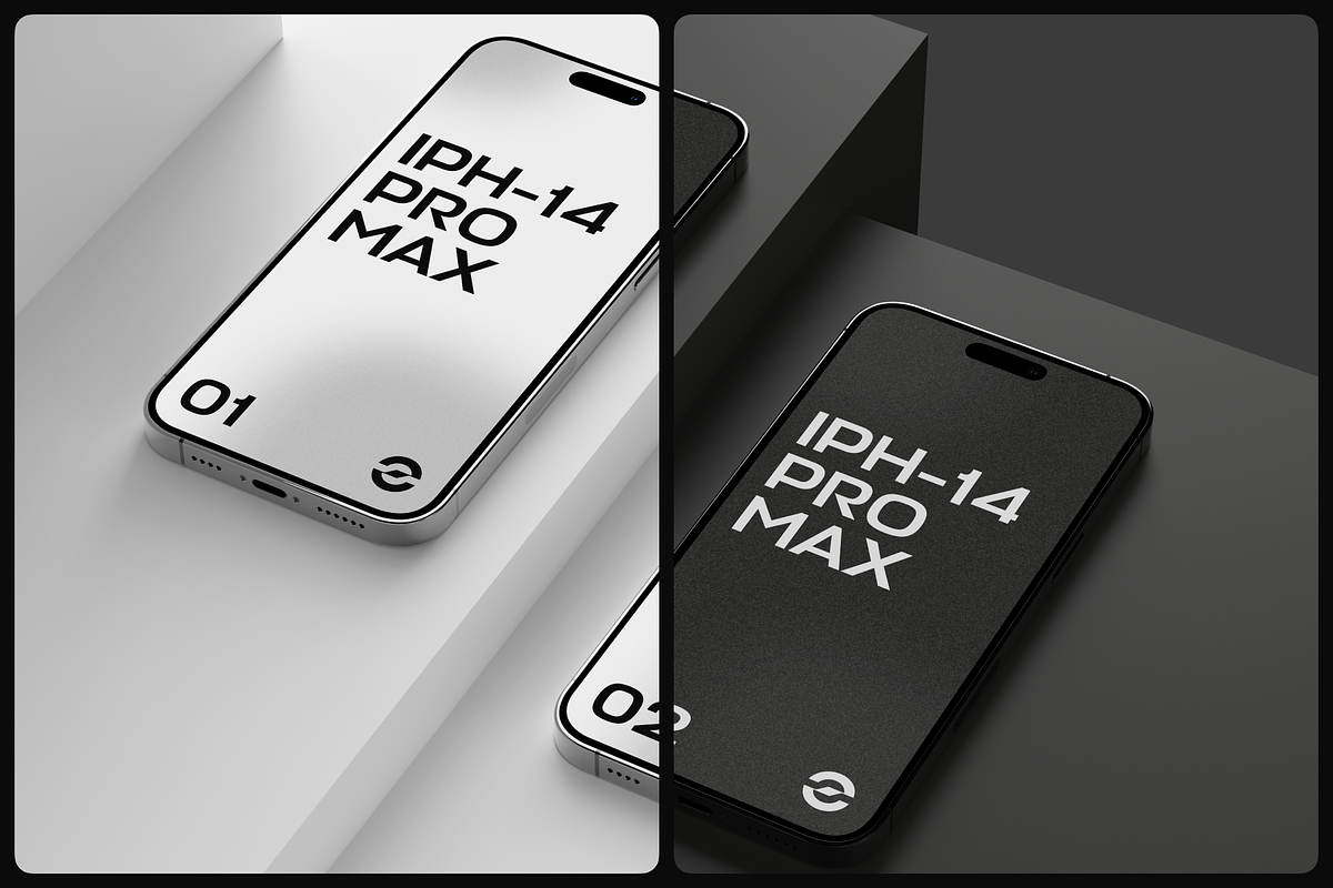 iPhone 14 Pro Max Bundle - 21 Mockup, an iPhone Mockup by 360 Mockups (Photo 11 of 13)