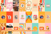 Bold Retro Instagram Reel Templates, a Social Media Template by Hell Yeah Designs (Thumbnail 6 of 6)
