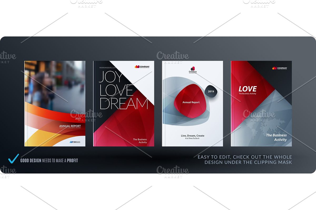 Creative design of brochure set, abstract annual report, horizontal cover, a Technology Illustration by Diamond Graphics | EPS 10