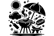 Summer BBQ Grill SVG Set, an Object Graphic by Designer_Momina (Thumbnail 11 of 13)