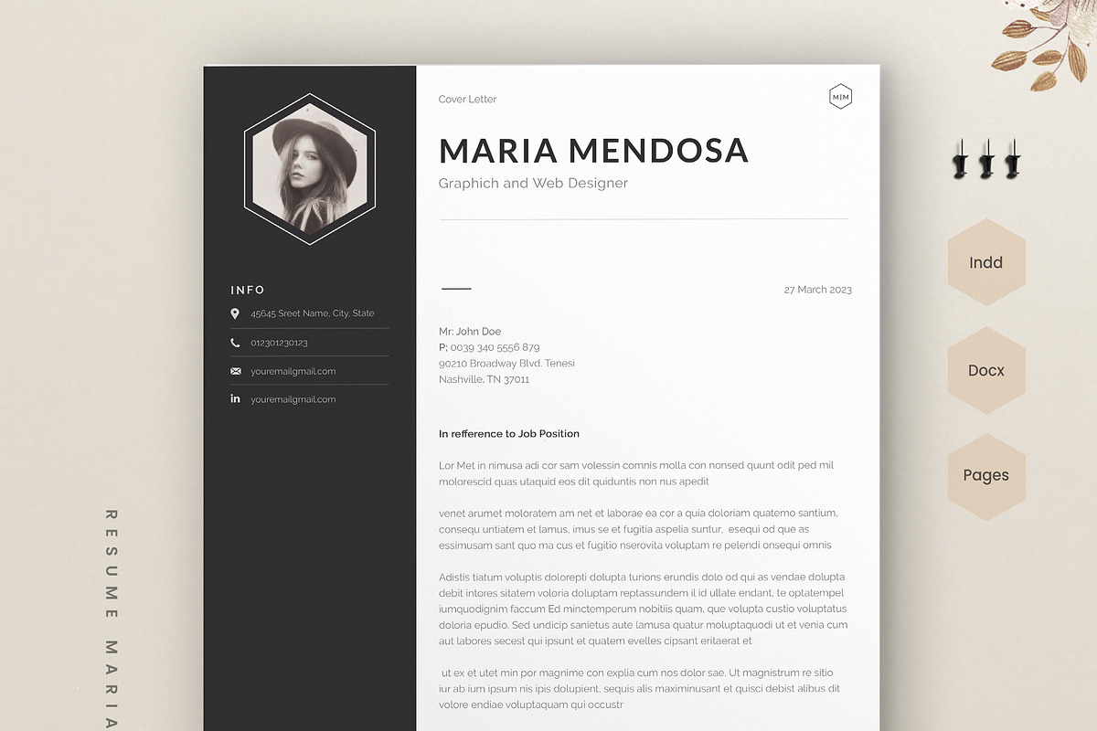 Resume Template, a Resume Template by Estartshop (Photo 4 of 5)
