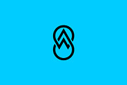 Infinity Drop W Letter Logo Template, a Branding & Logo Template by MenkType Studio (Thumbnail 2 of 3)