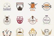 570+ Badges Logo Bundle 92% off, a Branding & Logo Template by Krukowski Graphics (Thumbnail 1 of 5)