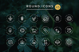 Eco-Friendly Logo & Icon Bundle