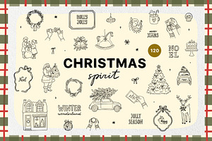 Christmas Spirit Illustrations, an Illustration by Redchocolate