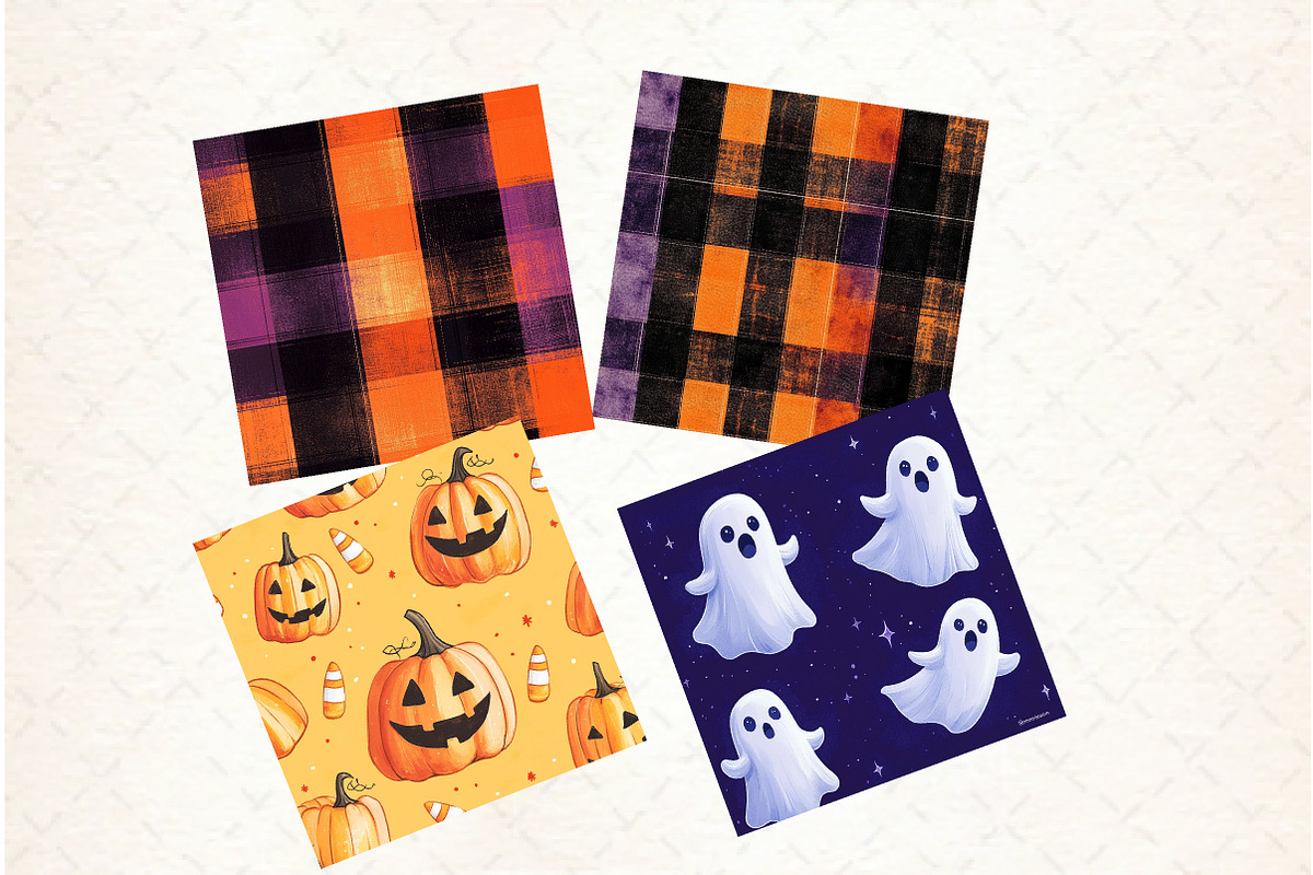 Halloween Digital Papers, a Pattern Graphic by Libby Wishes (Photo 6 of 6)