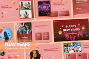 New Years Powerpoint Template, a Presentation Template by yanindesign (Thumbnail 1 of 5)