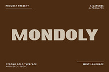 Mondoly Strong Bold Sans Font
