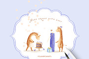 Yummy party - whimsy clipart, a Decorative Illustration by polikarpovaart (Thumbnail 22 of 22)