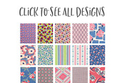 Vintage Feedsack Textures, a Texture Graphic by Polka Dot Pixels (Thumbnail 2 of 5)