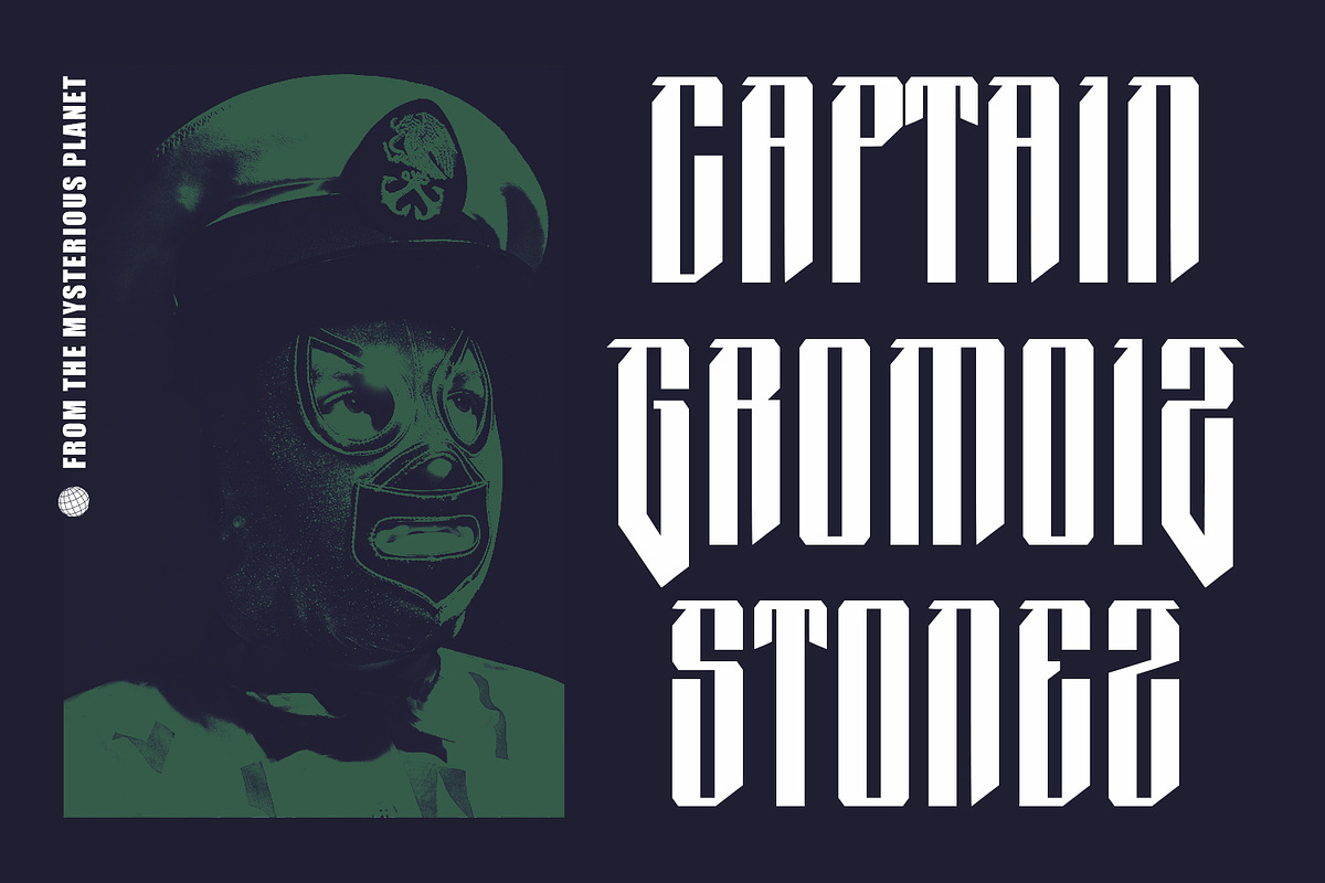 Starroz Futuristic Display Font, a Slab Serif Font by Maulana Creative (Photo 6 of 7)