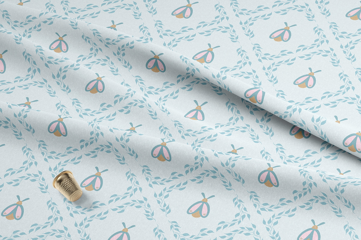 Insects & geometric motifs patterns, a Pattern Graphic by CapriceMeDesigns (Photo 4 of 10)