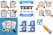 Online Test and Examine Concepts, an Education Illustration by TAlex (Thumbnail 1 of 7)