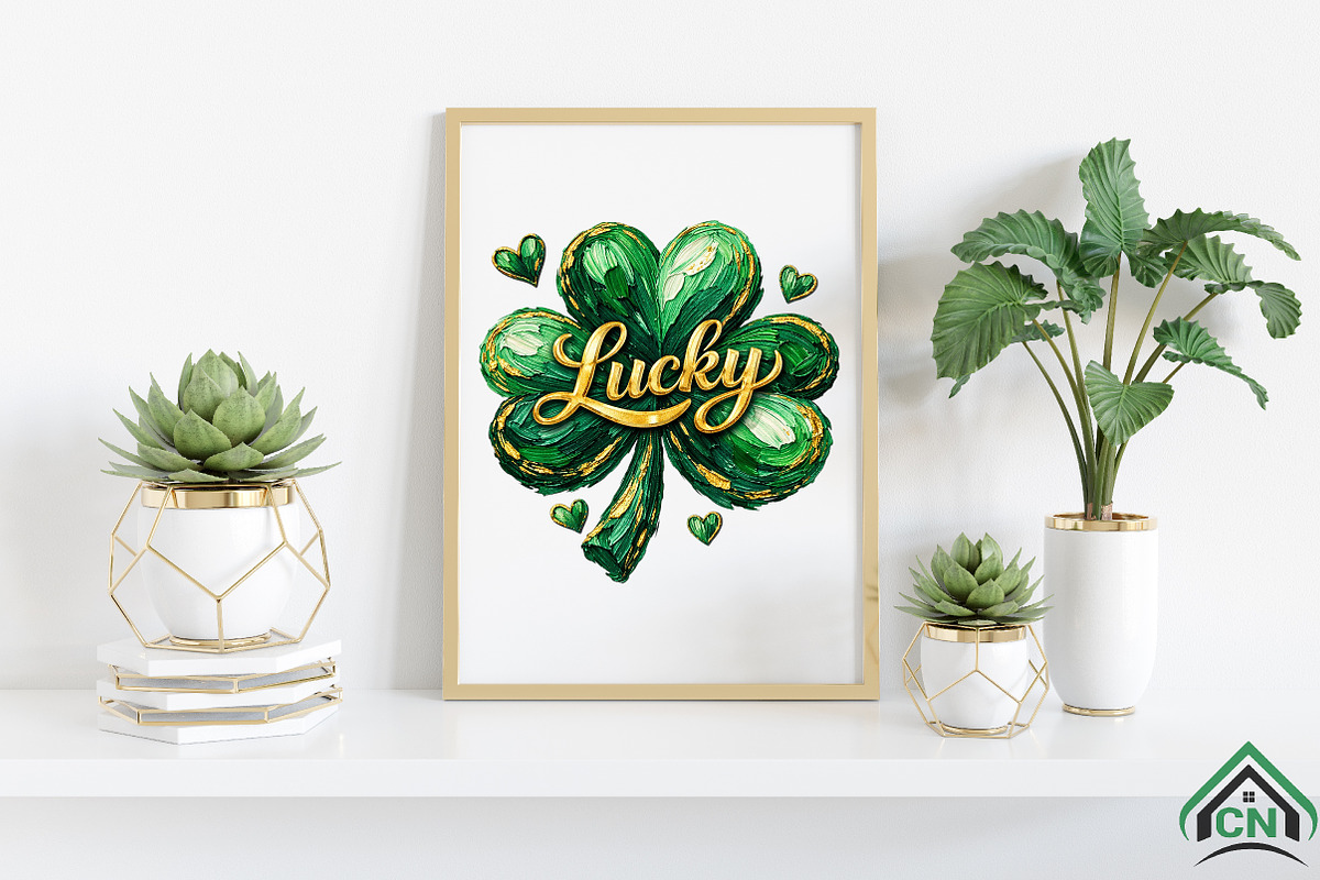 Brushstroke St Patrick's Day, an Illustration by Craft Nest (Photo 5 of 6)