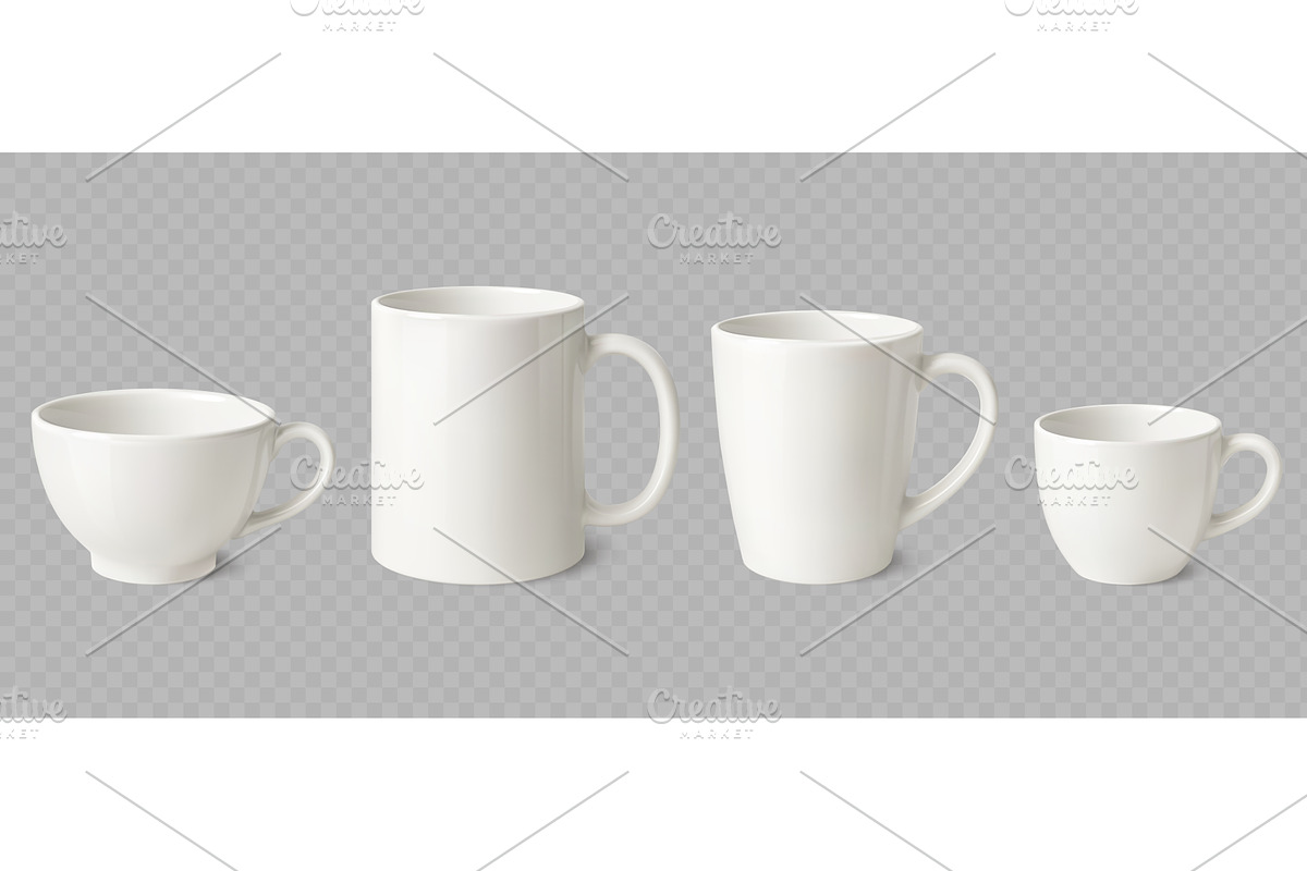 Ceramic cup for coffee and tea, an Illustration by Frogella