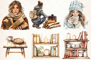 Watercolor Neutral Winter Clipart, an Illustration by Libby Wishes (Thumbnail 3 of 8)