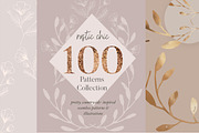 Modern Subtle Floral Patterns Bundle, a Pattern Graphic by Laras Wonderland (Thumbnail 10 of 16)
