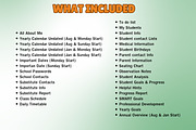Teacher Planner #3 - Canva Template, a Templates & Theme by Adalin Shop (Thumbnail 12 of 16)