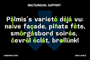 Gandaria Display Typeface, a Sans Serif Font by Haps Space (Thumbnail 4 of 15)
