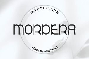 Mordera font