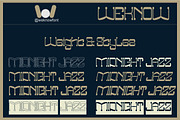 Midnight Jazz font, a Sans Serif Font by weknow (Thumbnail 7 of 8)