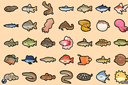 2D Icons - Fish Icon, a Solid Icon by LAYERLAB (Thumbnail 3 of 10)