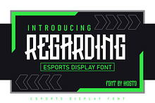 Regarding Esports Display Font