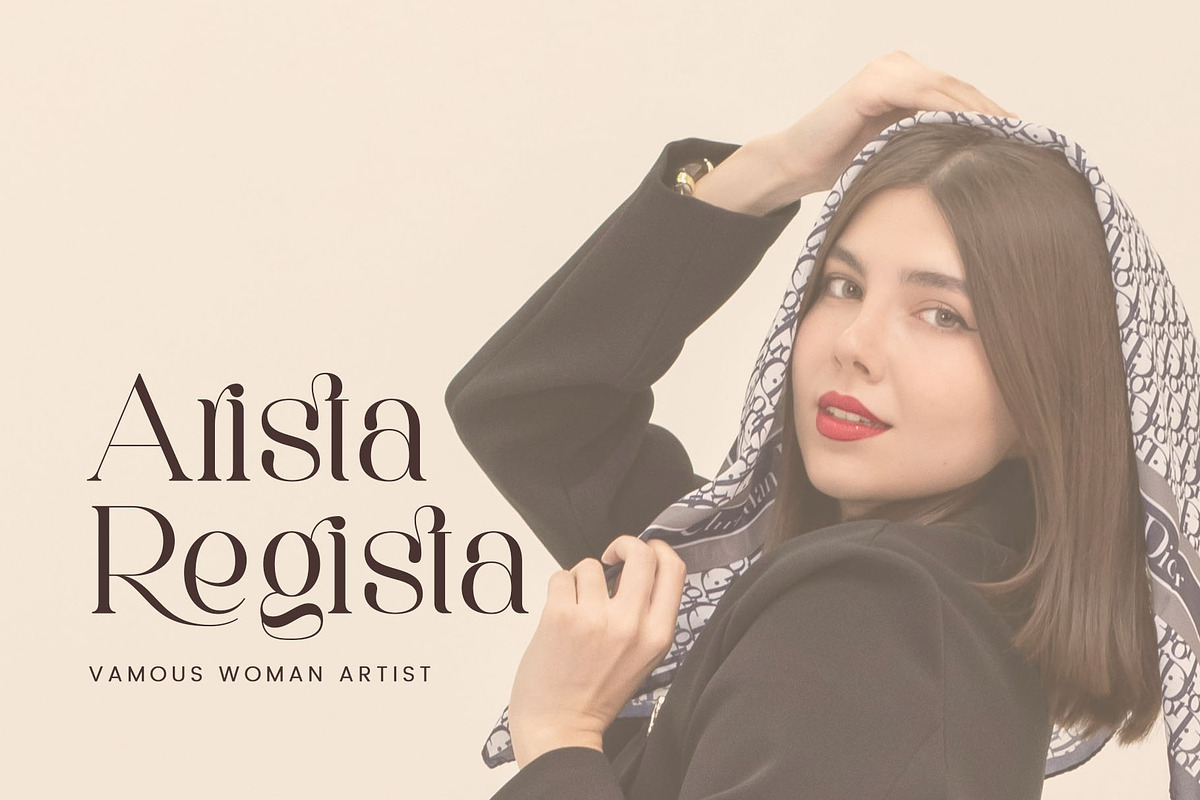 Roeska - Modern Serif Font, a Serif Font by Aqeel_Art (Photo 4 of 12)
