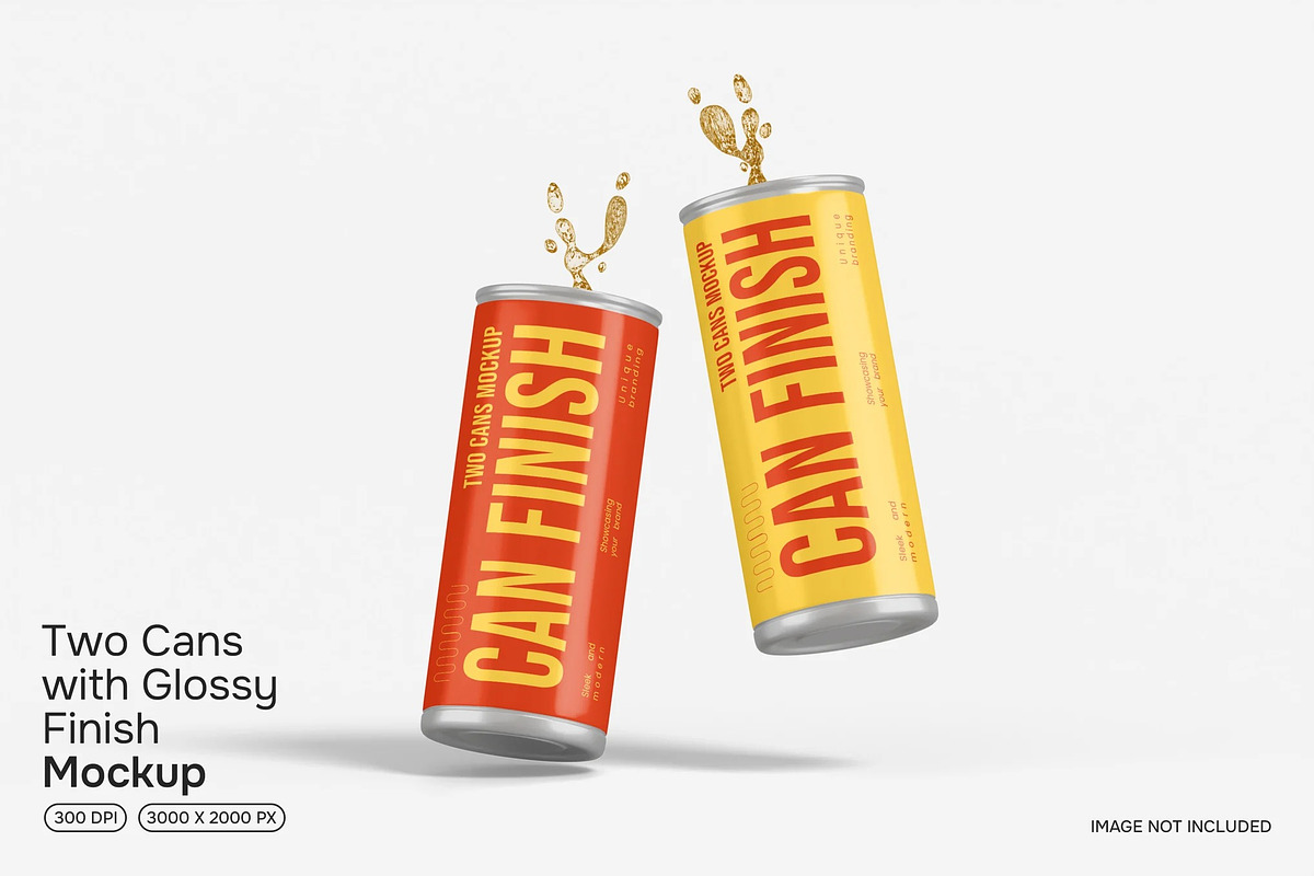 Can Mockup, a Packaging Mockup by renderstockmarket