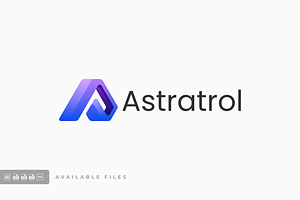 Astratrol Gradient Colorful Logo, a Branding & Logo Template by ivan_artnivora