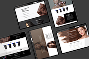 Hair Extensions Website for Wix, a Landing Page Template by Parrot Designs (Thumbnail 2 of 4)