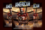 American Football Match Flyer, a Flyer Template by bunebx (Thumbnail 1 of 4)