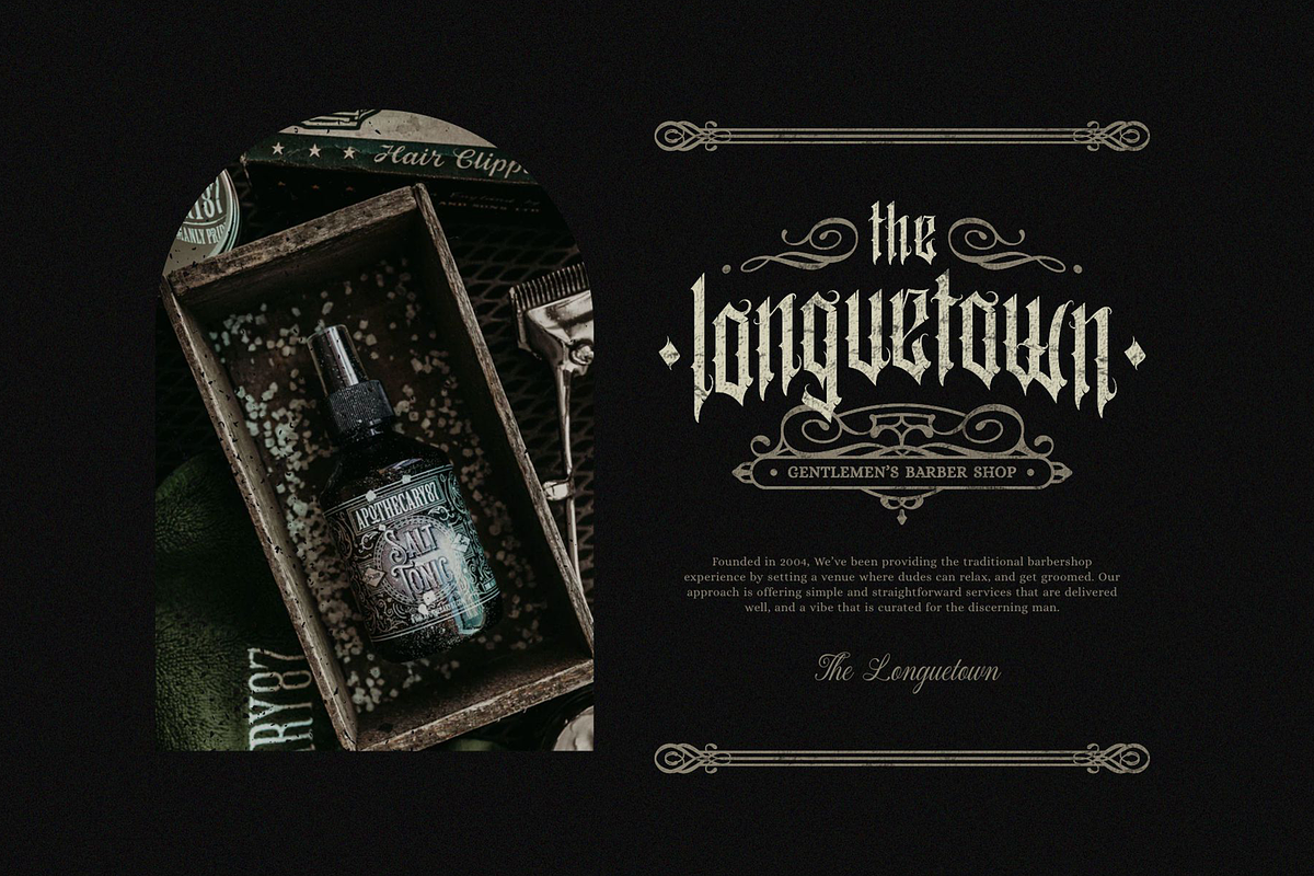 Auvelamerde, a Blackletter Font by ilhamtaro (Photo 6 of 10)
