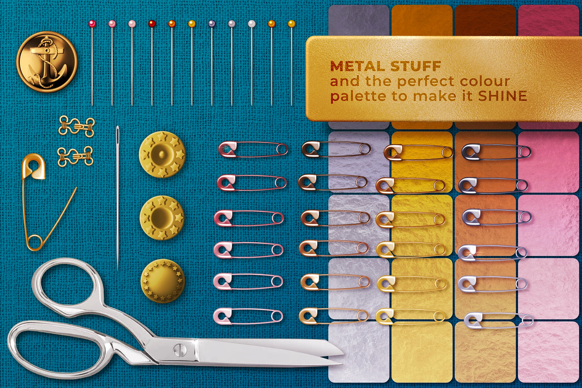 Whip Stitch Craft Kit for Procreate, a Brush Add-On by UPROOT (Photo 4 of 11)