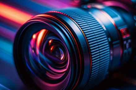 A close-up view of a camera lens wit, a Photo by Iftikhar Alam