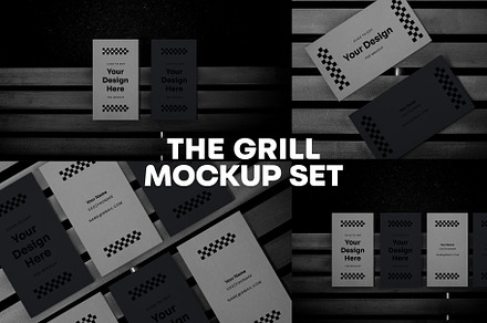 The Grill Mockup Set