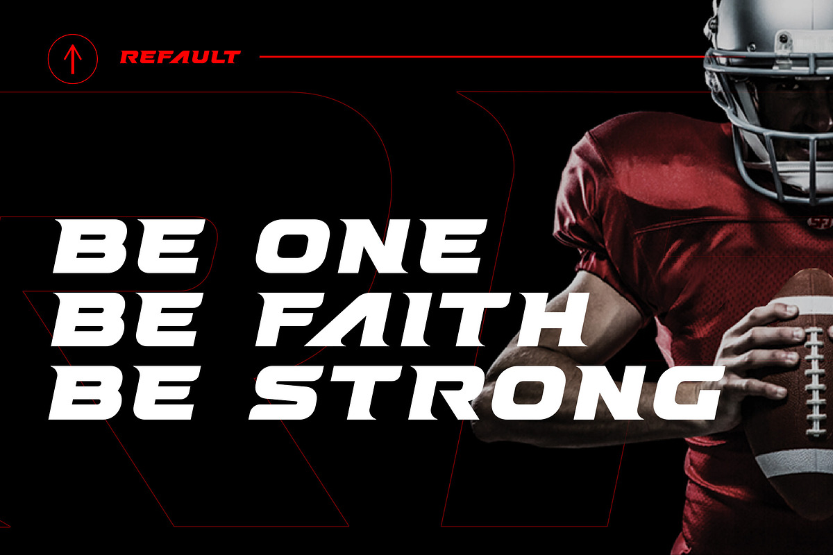 Refault, a Sans Serif Font by Typia Nesia (Photo 6 of 10)