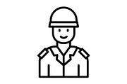 Soldier Line Icon, an Icon by Pexelpy (Thumbnail 1 of 2)
