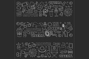 It's movie time! Linear vector set, a Texture Illustration by Art Loft (Thumbnail 12 of 16)