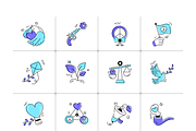 Animated Peace Doodle Icons, a Duotone Icon by Vectors Market (Thumbnail 5 of 6)
