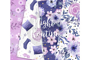 Bedtime Digital Paper, Nightime