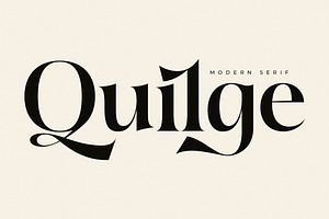 Quilge Modern Serif