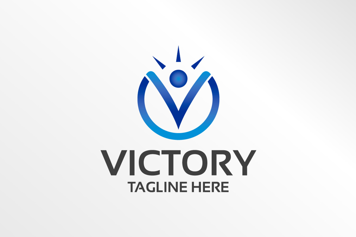 Victory Logo Template, a Branding & Logo Template by wakgraphic (Photo 1 of 3)