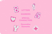 Barbiecore Ransom PNG Pink Letters, an Object Graphic by BORT GRAPHIC (Thumbnail 3 of 8)