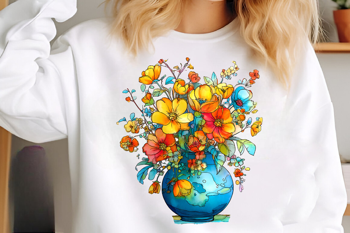 Whimsical Mother's Day Flowers Clipa, an Illustration by SinaCreation (Photo 5 of 8)