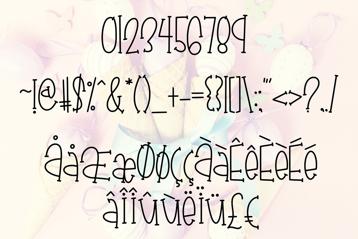 Chick-A-Leigh, a Serif Font by Kitaleigh (Photo 3 of 5)