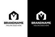 Tulip Home Simple Modern Logo, a Branding & Logo Template by Pray Art Design Studio (Thumbnail 2 of 2)